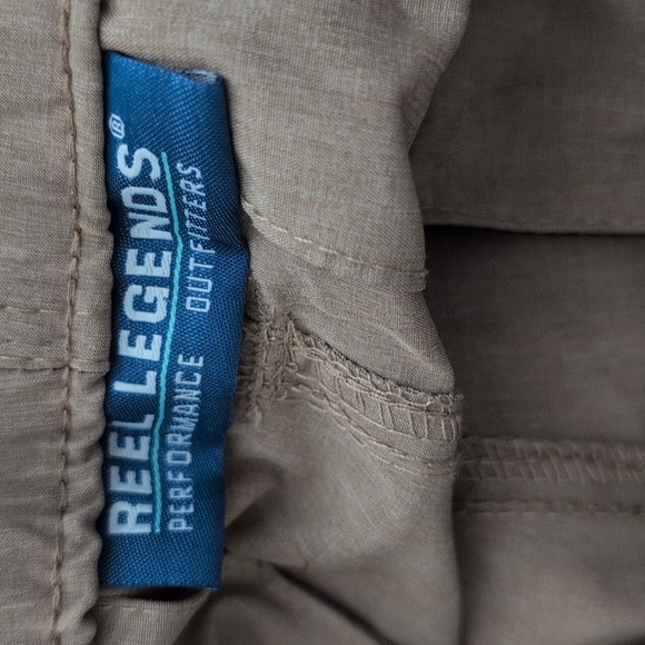 Reel Legends 2 Pair Performance Pants Fishing Convertible Pants XXL  30" Inseam - Picture 8 of 13
